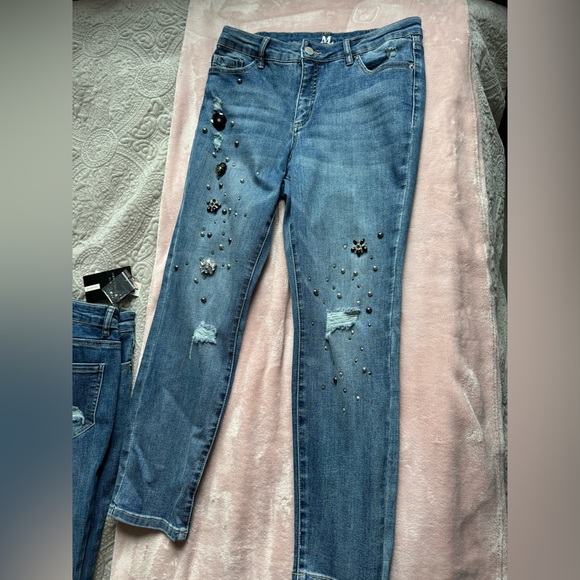 Melanie Lyne dressy jeans size 8 - Picture 2 of 4